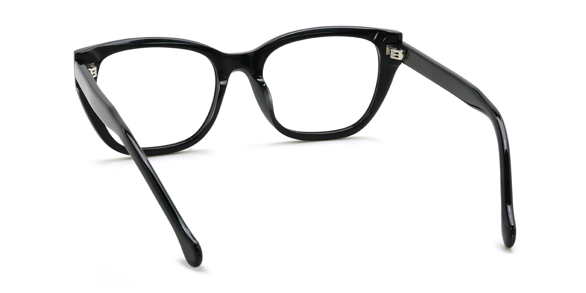 Black Tacha Glasses - Cat Eye Glasses