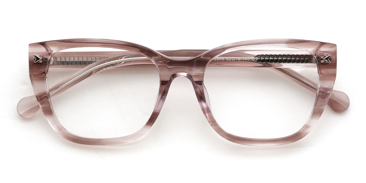Pink Tortoiseshell Tacha Glasses - Cat Eye Glasses
