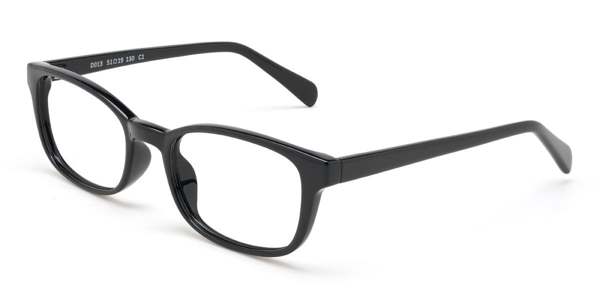 Black Caldwell Glasses - Rectangle Glasses