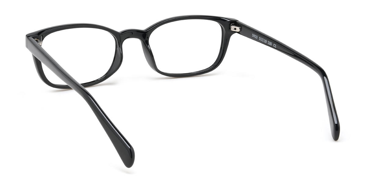 Black Caldwell Glasses - Rectangle Glasses