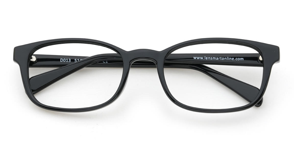 Black Caldwell Glasses - Rectangle Glasses
