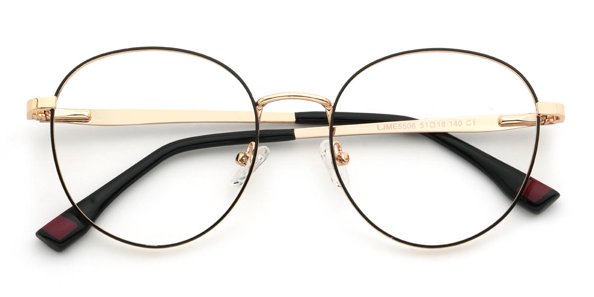 Black Ketty Glasses - Round Glasses