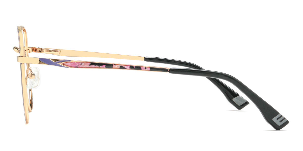 Purple Ketty Glasses - Round Glasses