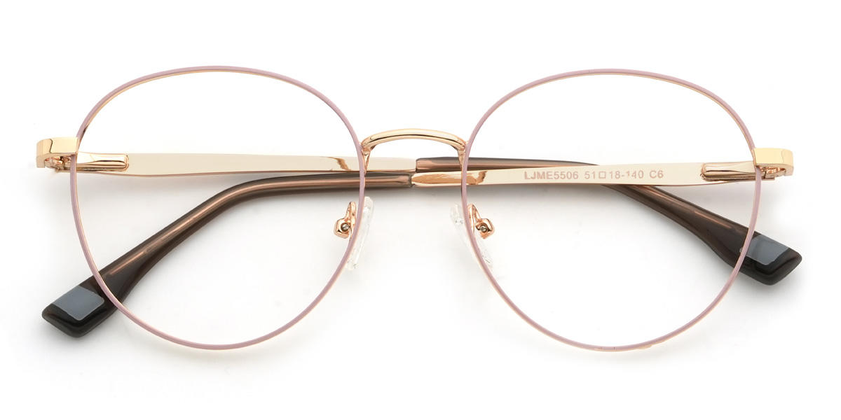 Pink Ketty Glasses - Round Glasses