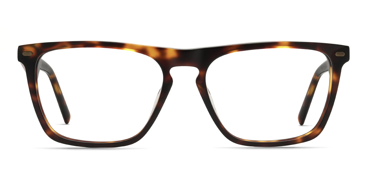 Tortoiseshell Lucian - Rectangle Glasses