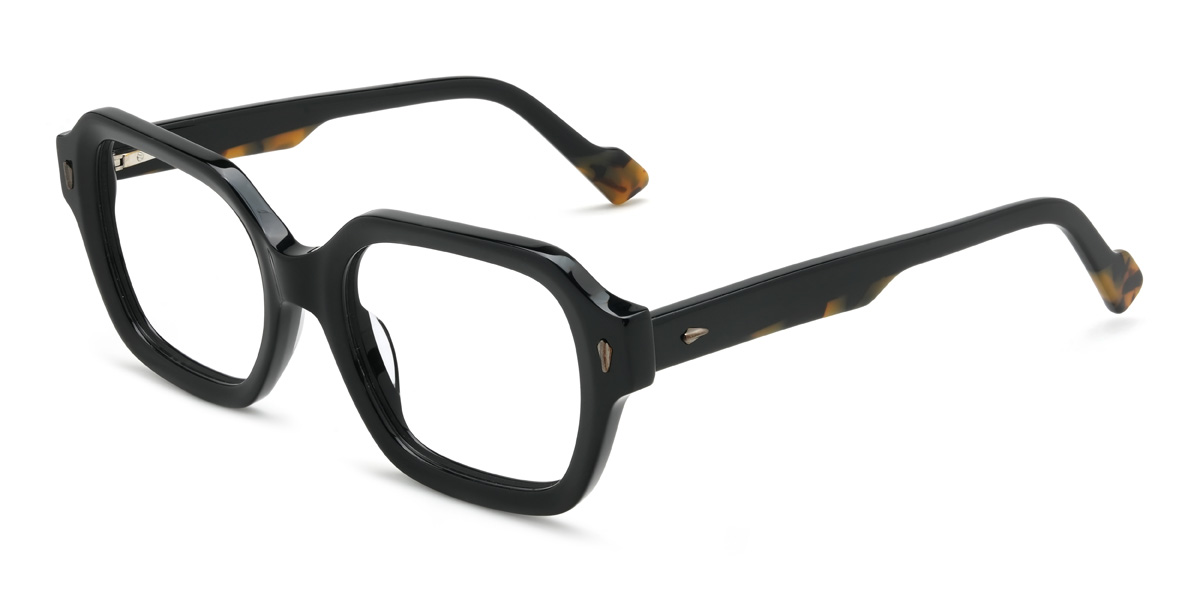 Black Dresner Glasses - Rectangle Glasses