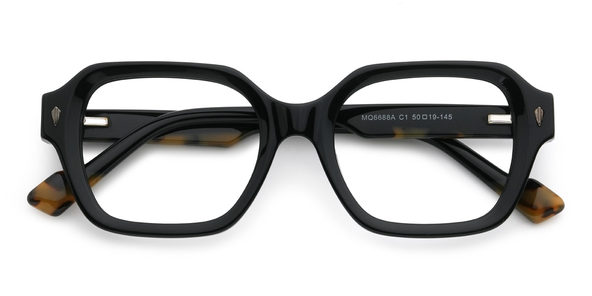 Black Dresner Glasses - Rectangle Glasses