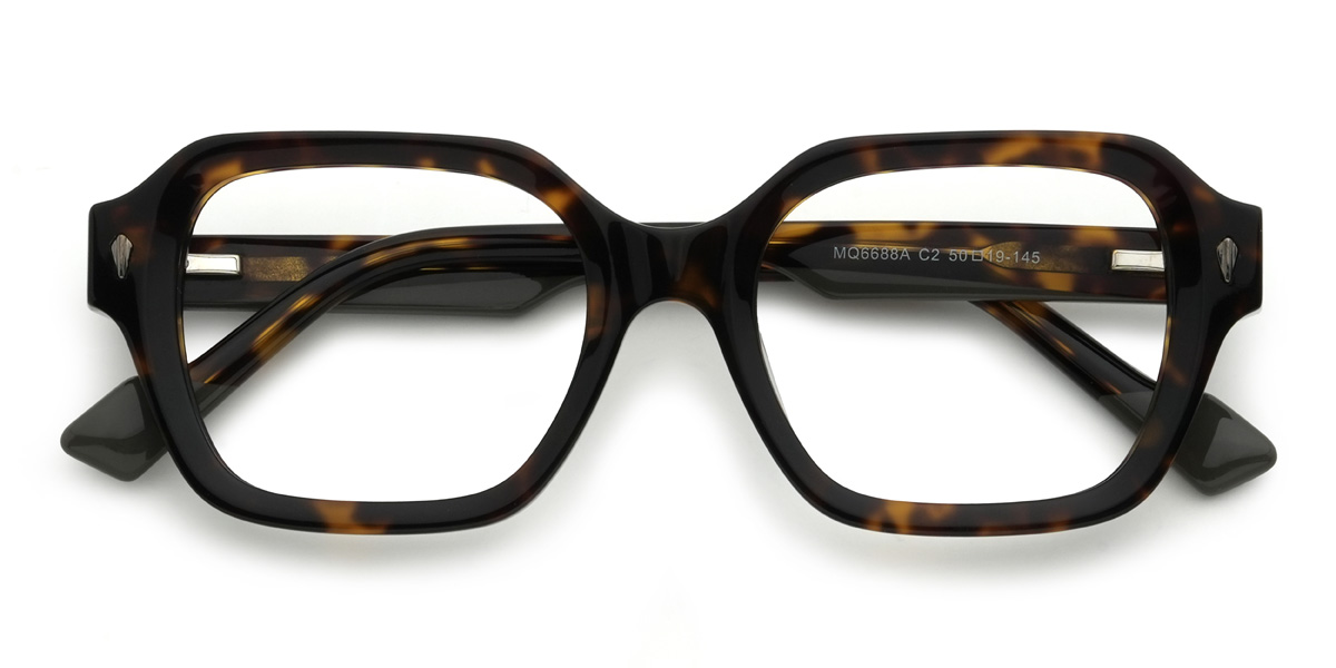 Tortoiseshell Dresner Glasses - Rectangle Glasses