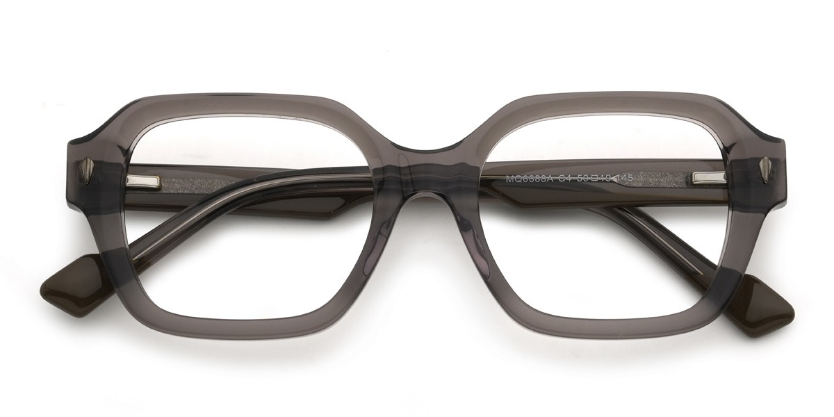 Grey Dresner Glasses - Rectangle Glasses