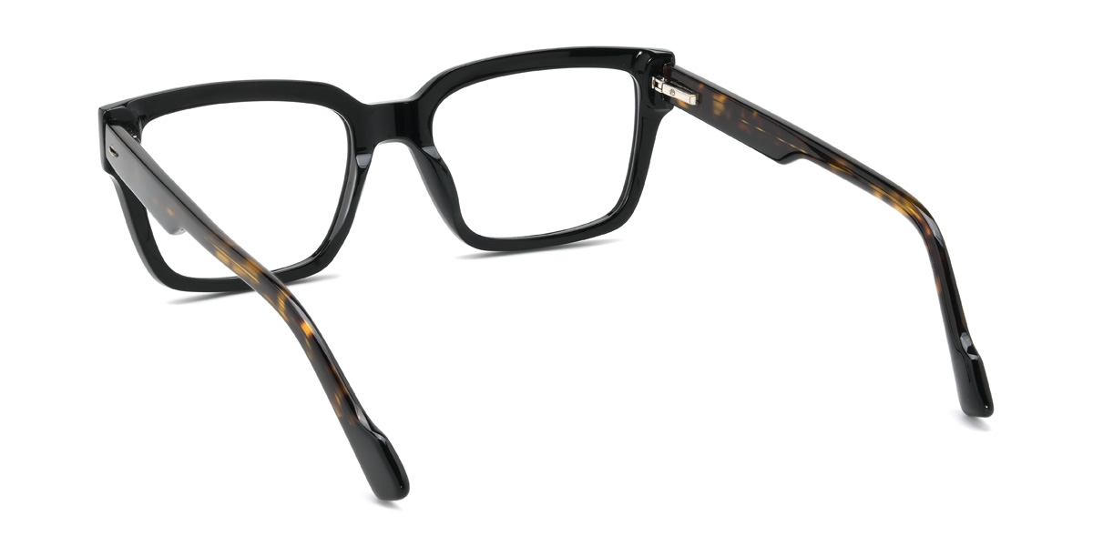 Black Hilson Glasses - Rectangle Glasses
