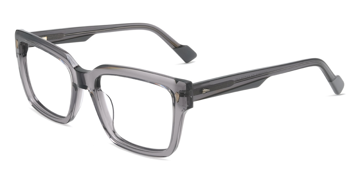 Grey Hilson Glasses - Rectangle Glasses