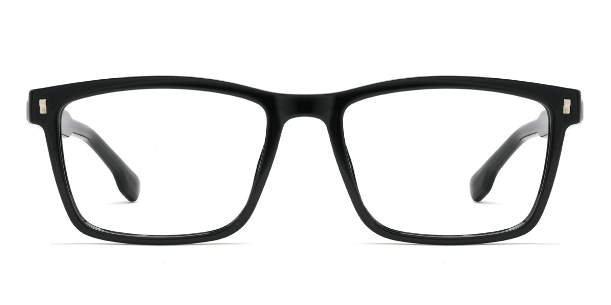 Black Zoya - Rectangle Glasses