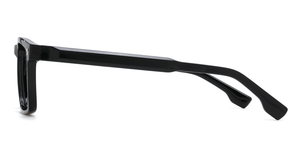 Black Zoya Glasses - Rectangle Glasses