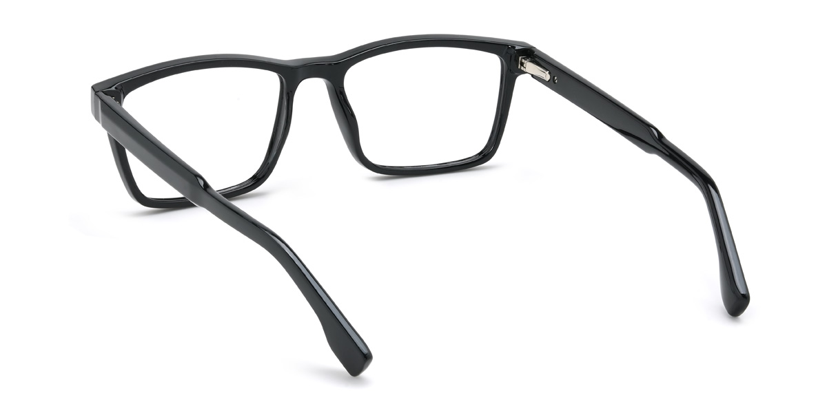Black Zoya Glasses - Rectangle Glasses