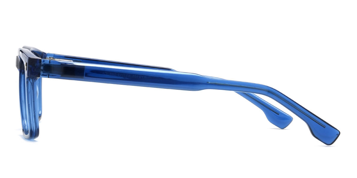 Blue Zoya Glasses - Rectangle Glasses