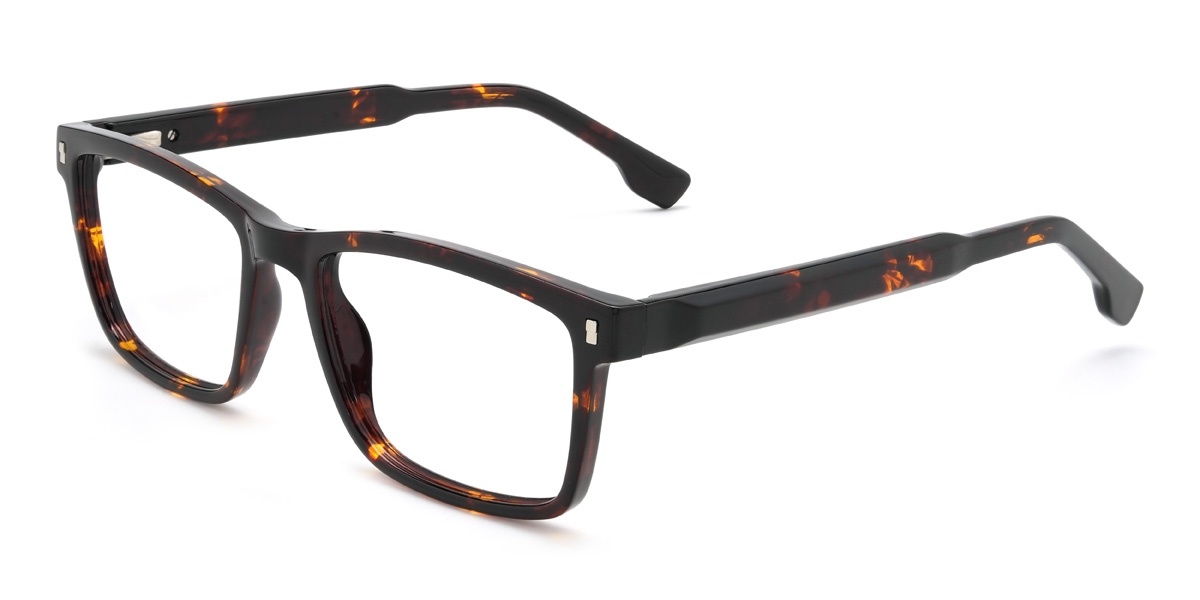 Tortoiseshell Zoya Glasses - Rectangle Glasses