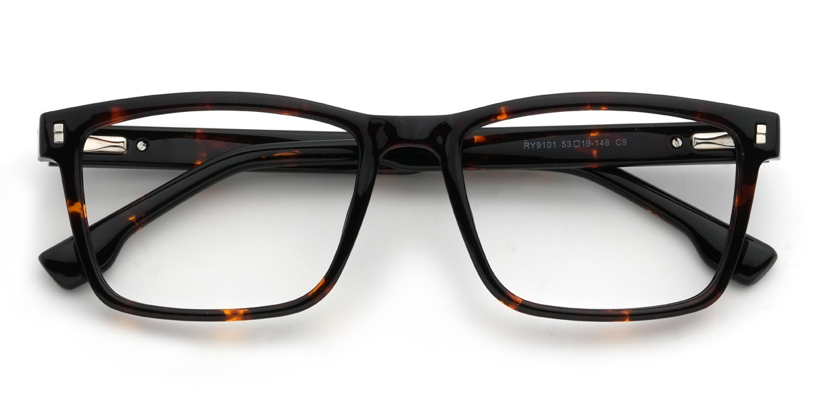 Tortoiseshell Zoya Glasses - Rectangle Glasses