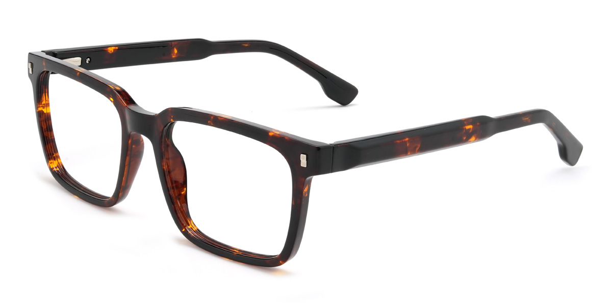 Tortoiseshell Durand Glasses - Rectangle Glasses