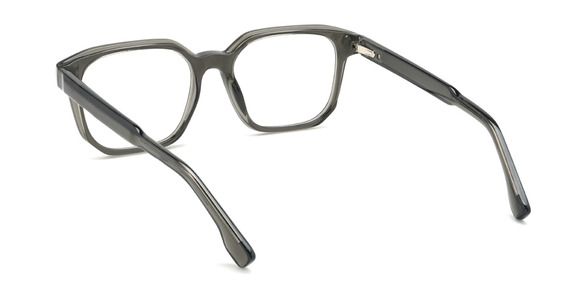 Grey Carlton Glasses - Rectangle Glasses