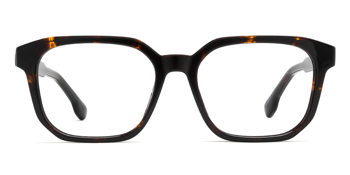 Tortoiseshell Carlton - Rectangle Glasses