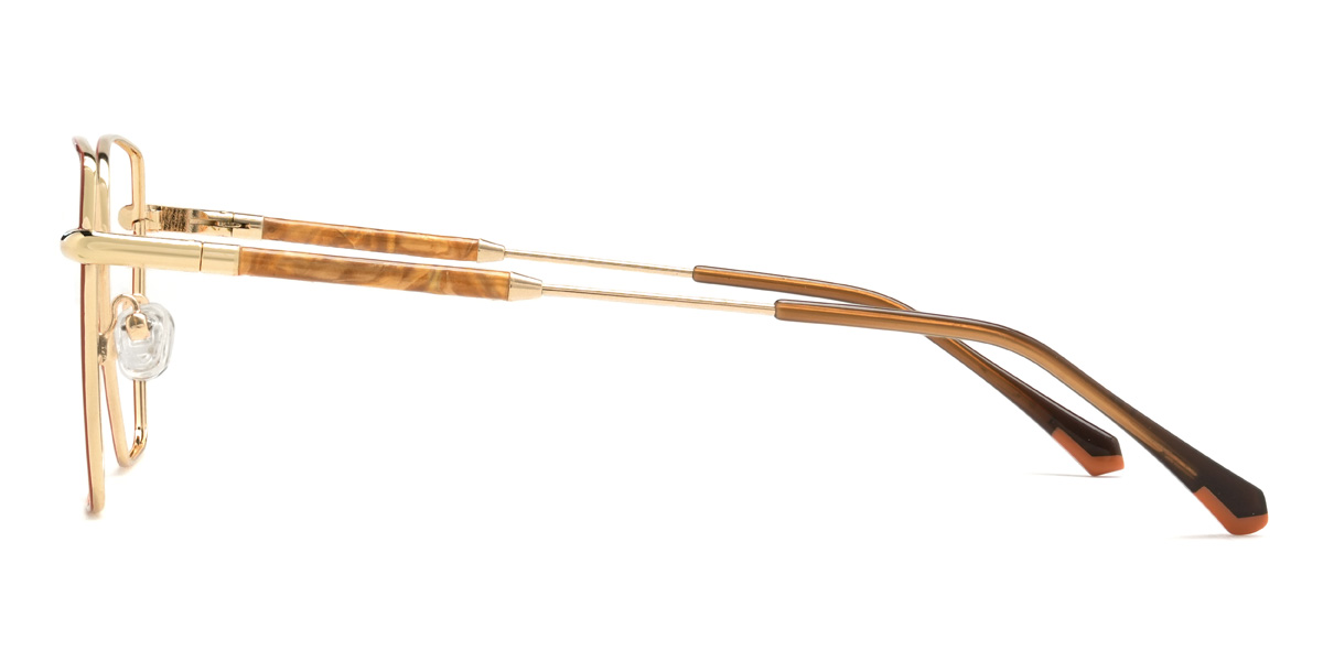 Brown Cicely Glasses - Rectangle Glasses