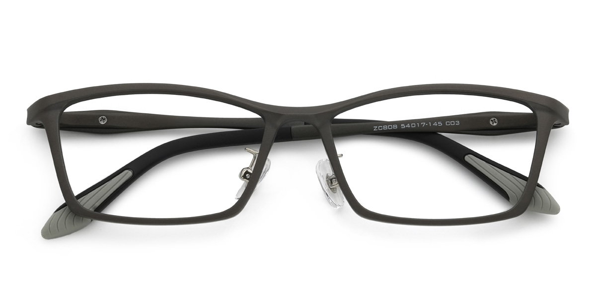 Brown Poston Glasses - Rectangle Glasses
