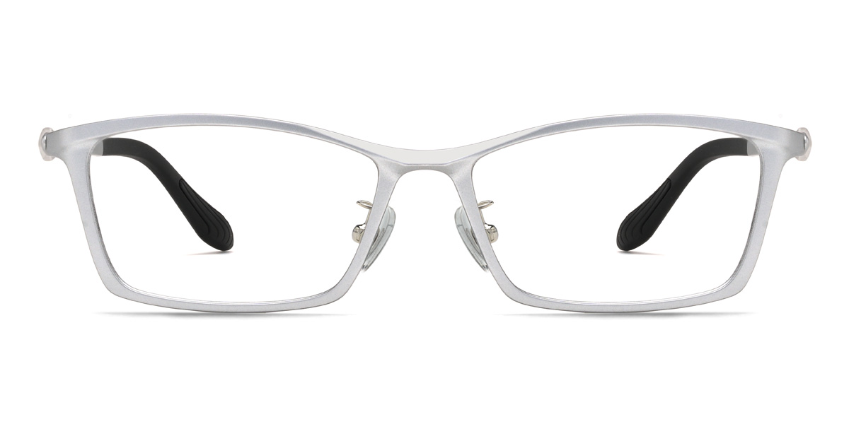 Silver Poston - Rectangle Glasses