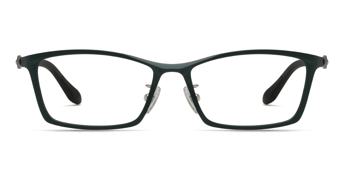 Mély zöld Poston - Rectangle Glasses