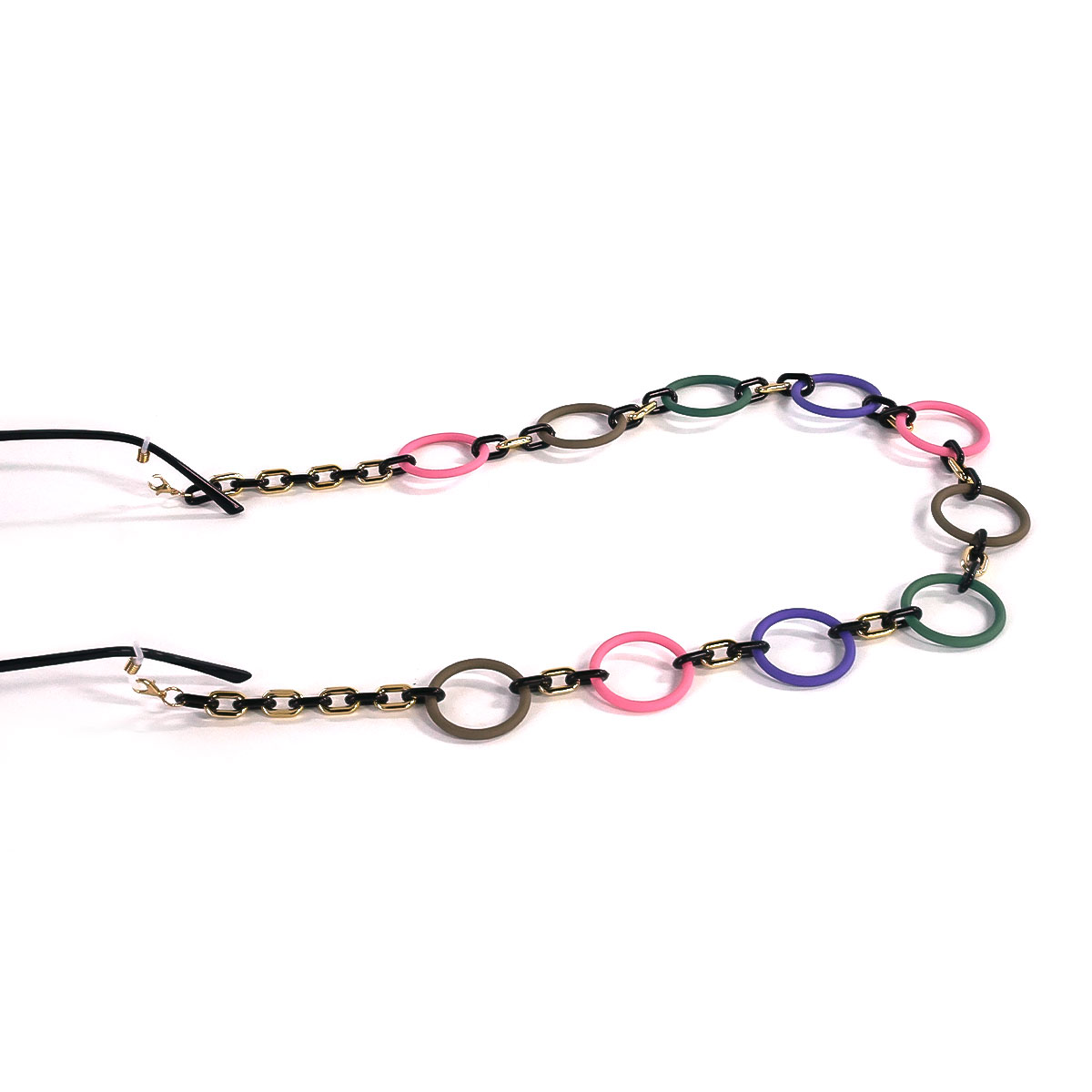 Black eyeglasses chain
