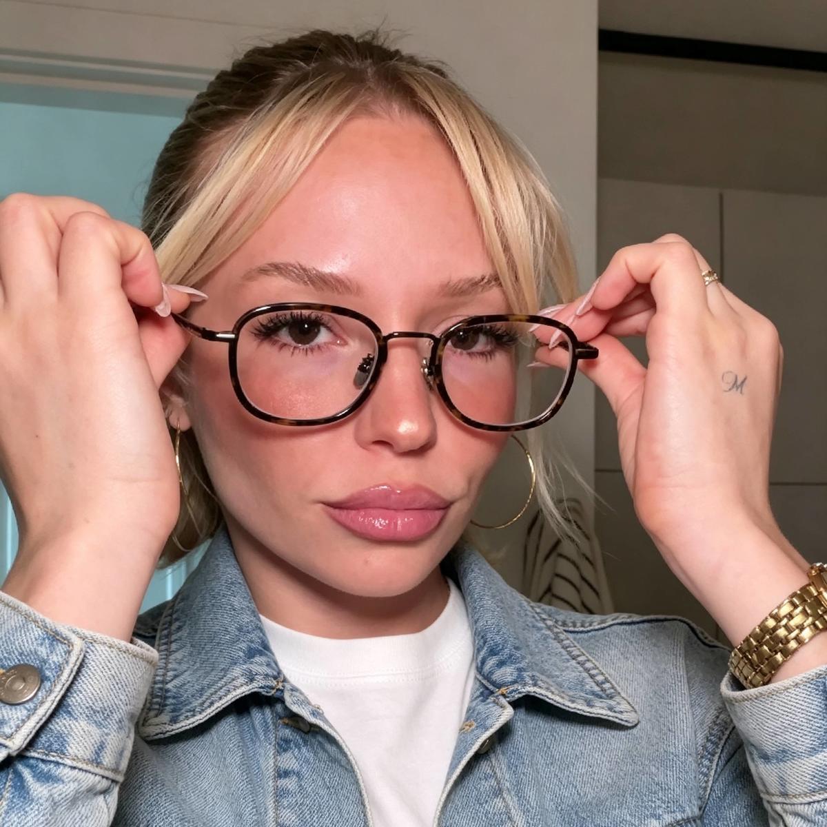 Tortoiseshell Pietro Glasses - Oval Glasses
