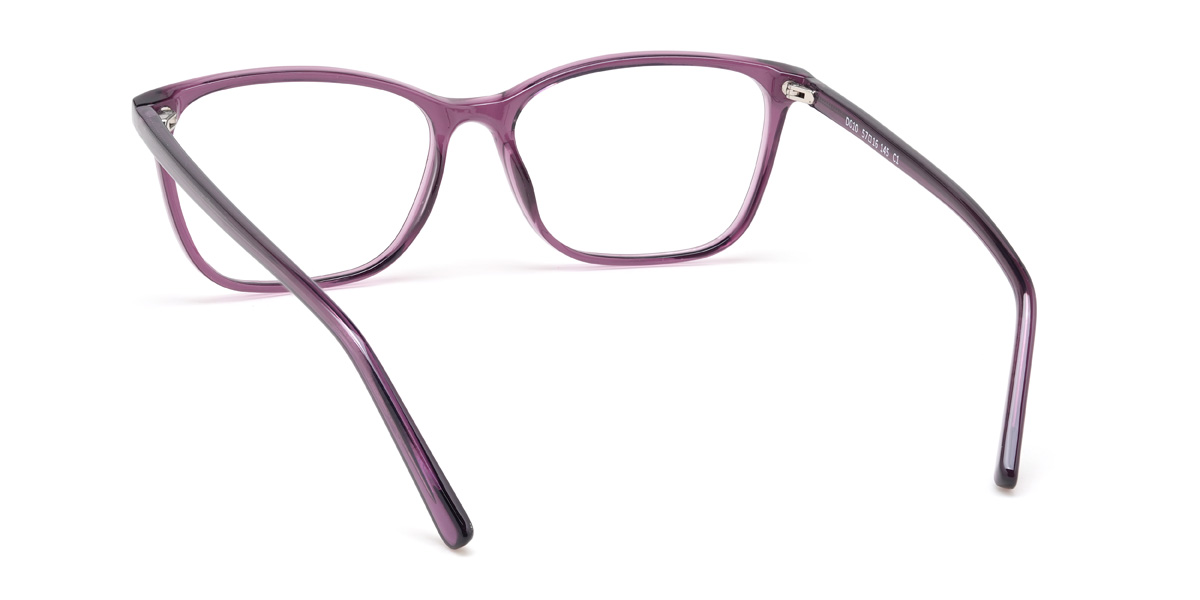 Purple Vihaan Glasses - Rectangle Glasses