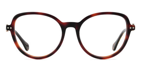 Tortoiseshell Ramona - Oval Glasses