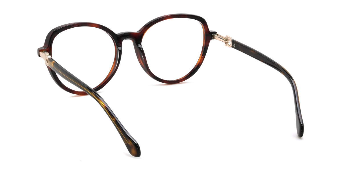 Tortoiseshell Ramona Glasses - Oval Glasses