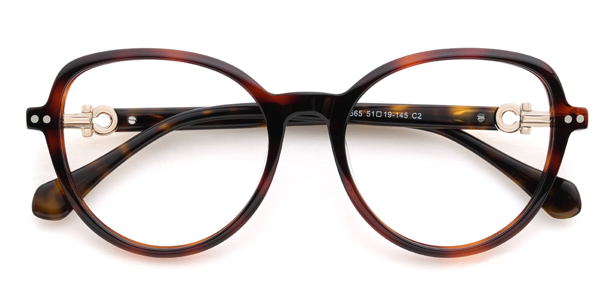 Tortoiseshell Ramona Glasses - Oval Glasses