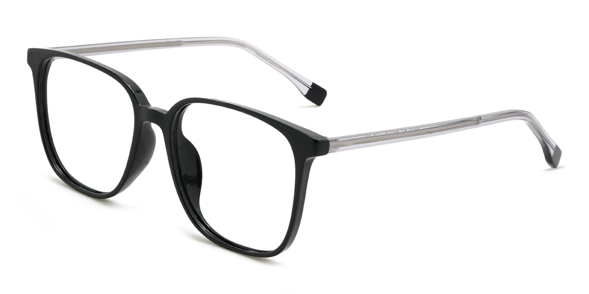 Black Lorena Glasses - Square Glasses