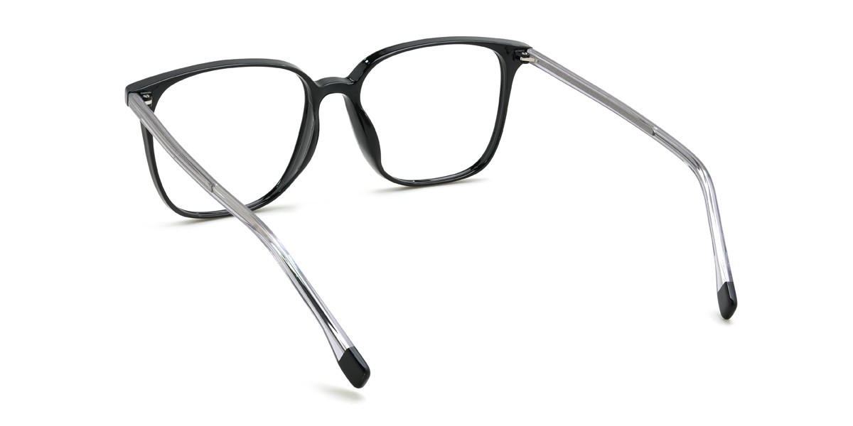 Black Lorena Glasses - Square Glasses