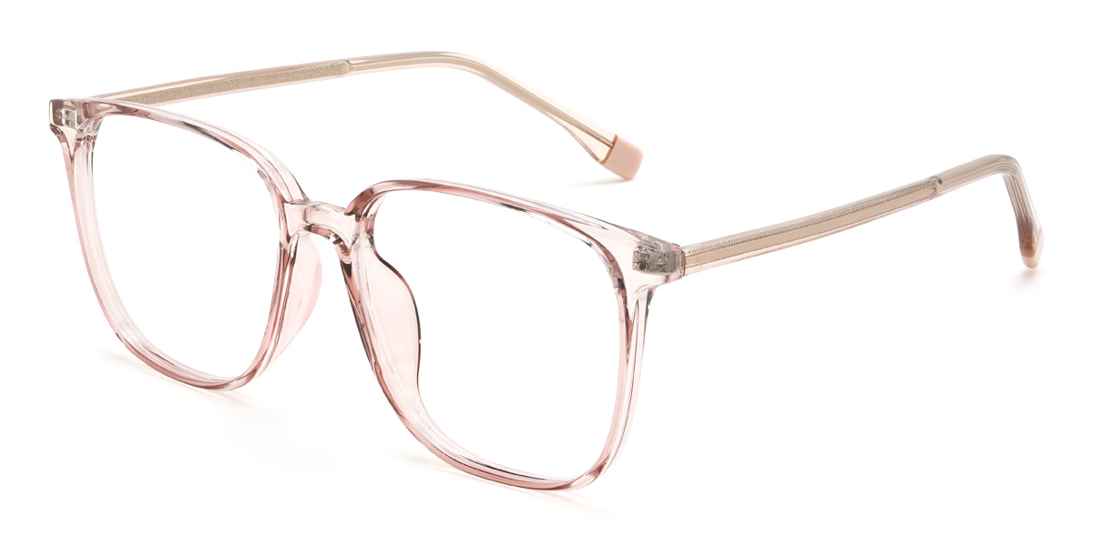 Light Pink Lorena Glasses - Square Glasses