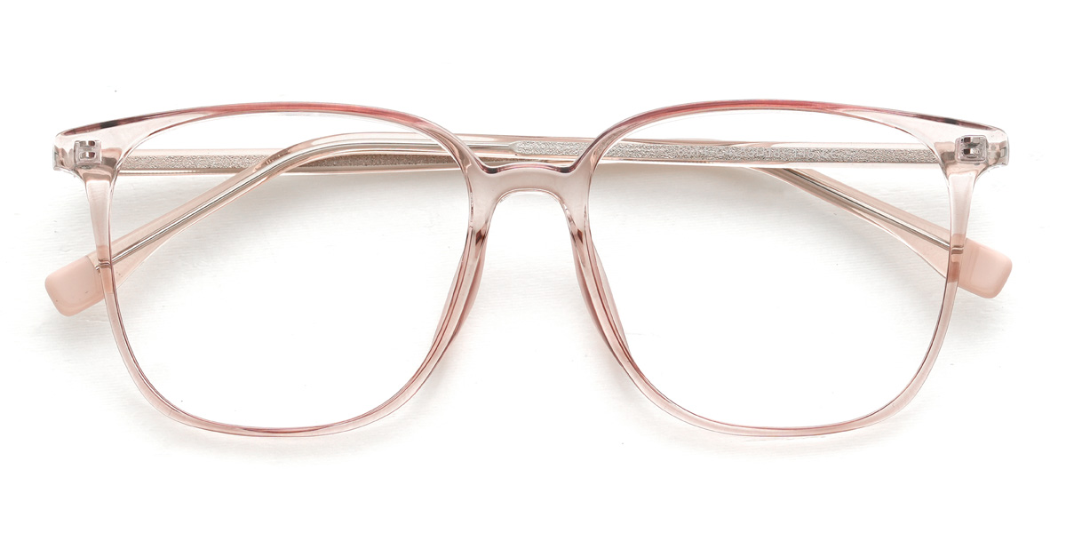Light Pink Lorena Glasses - Square Glasses