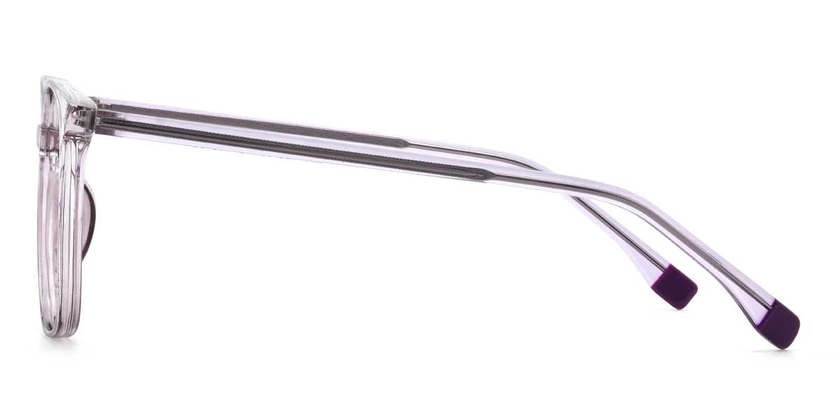 Light Purple Lorena Glasses - Square Glasses