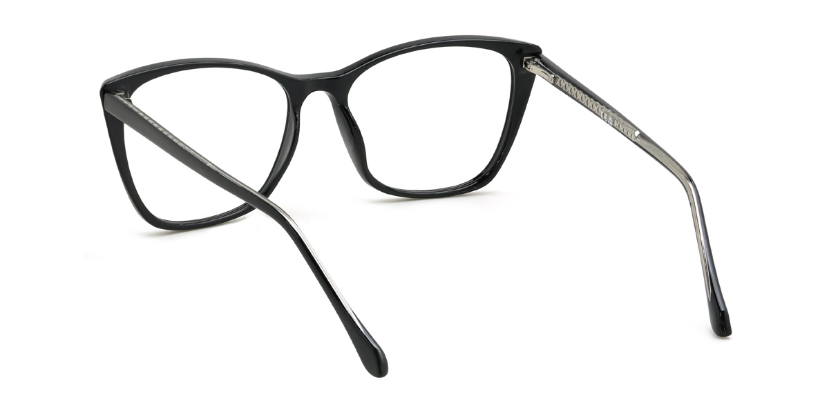 Black Moriarty Glasses - Cat Eye Glasses