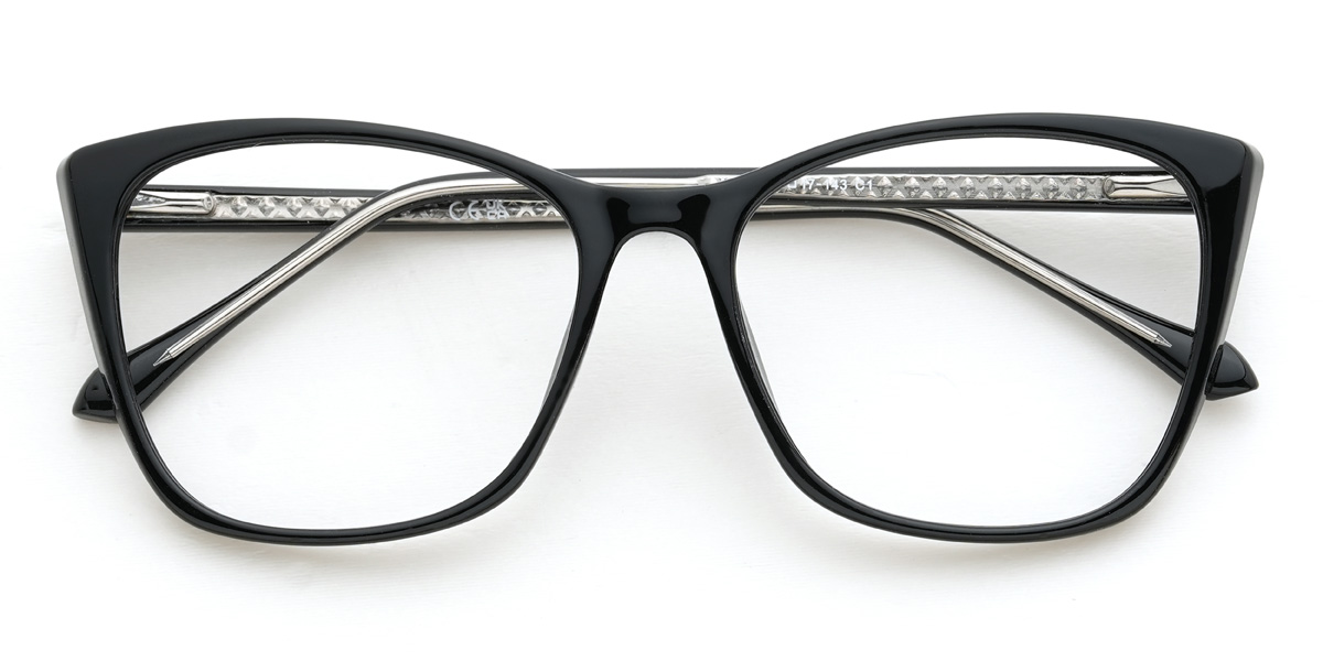 Black Moriarty Glasses - Cat Eye Glasses