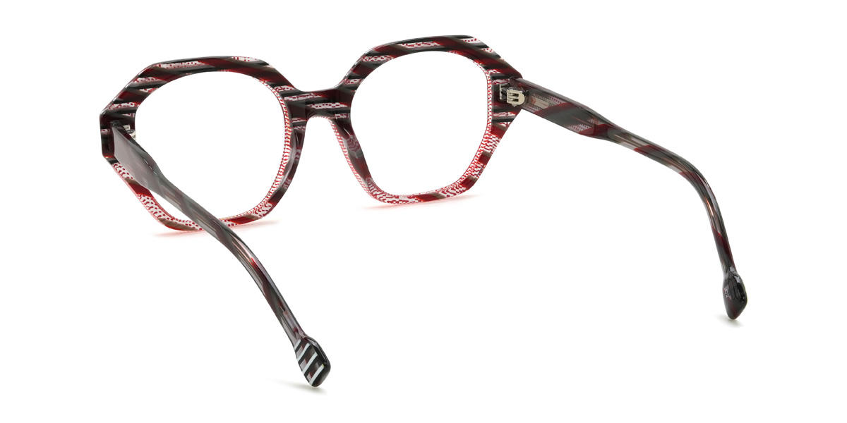 Red Dot Deepa Glasses - Oval Glasses
