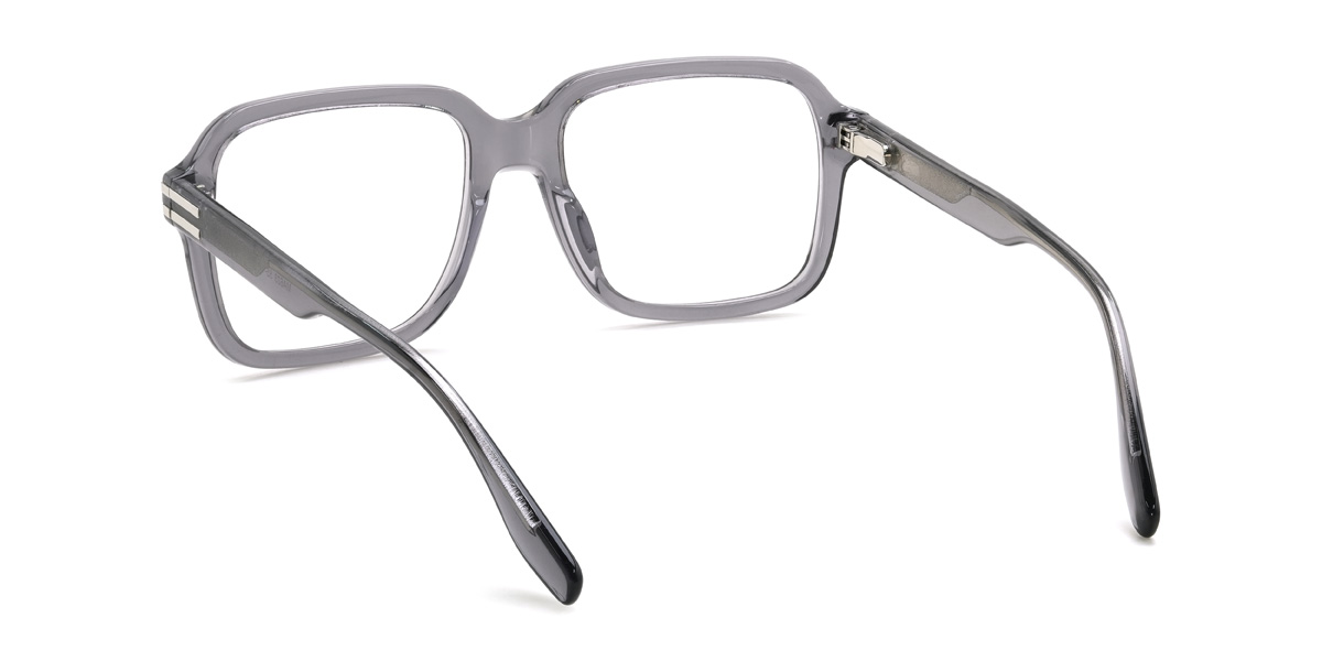Grey Leuda Glasses - Rectangle Glasses