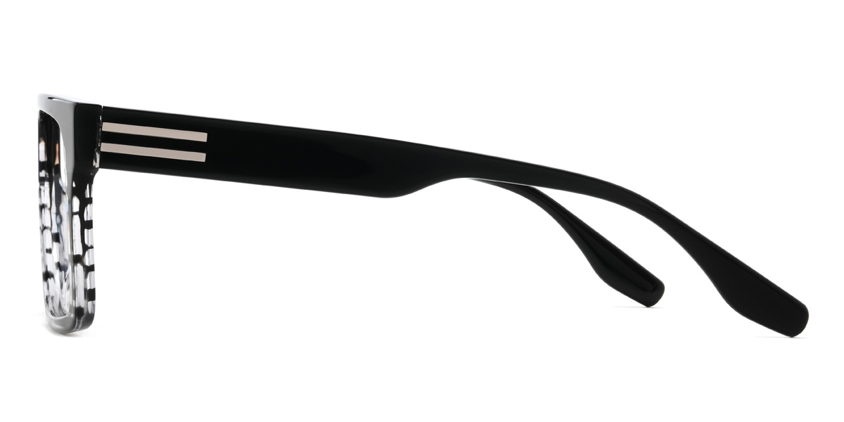 Black Black Tortoiseshell Willetta Glasses - Rectangle Glasses