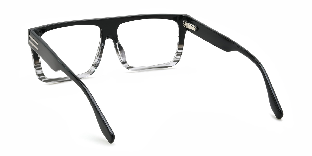 Black Black Tortoiseshell Willetta Glasses - Rectangle Glasses