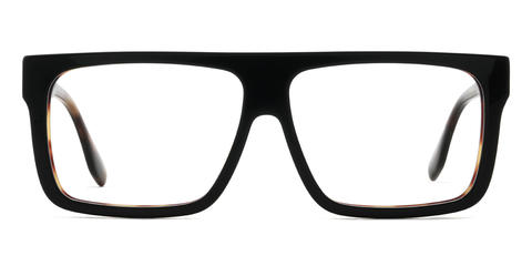 Black Tortoiseshell Willetta - Rectangle Glasses