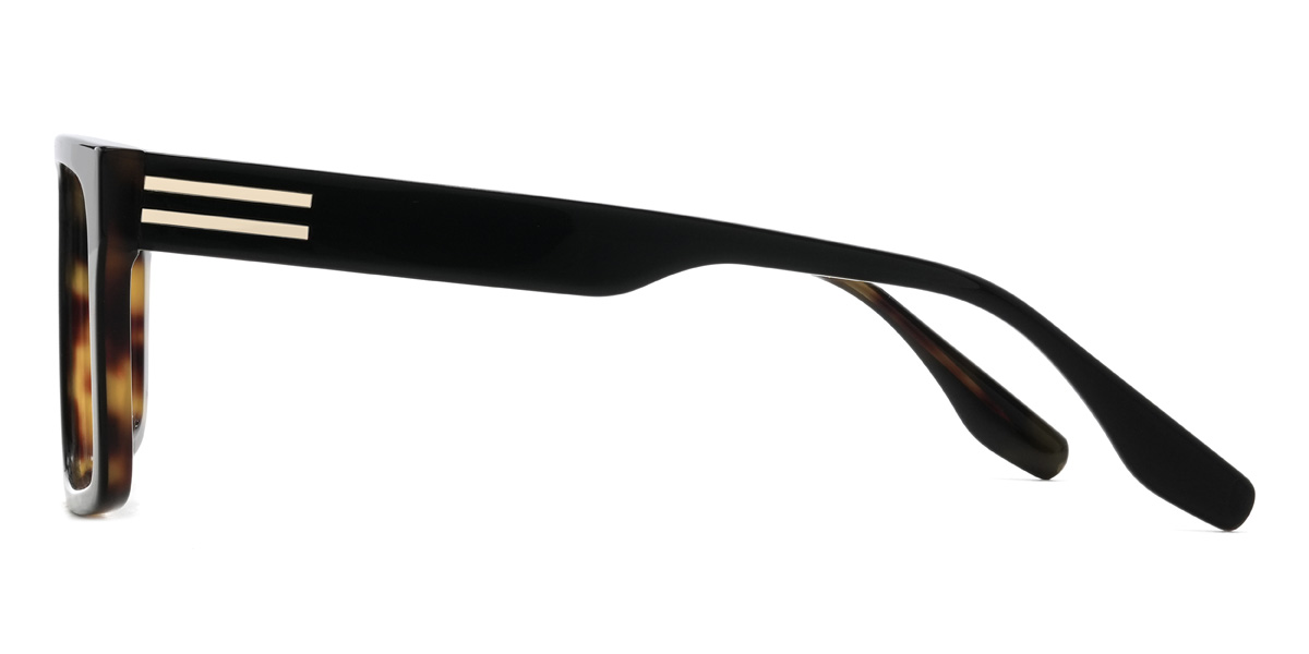Black Tortoiseshell Willetta Glasses - Rectangle Glasses