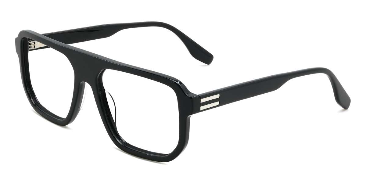 Black Peters Glasses - Rectangle Glasses