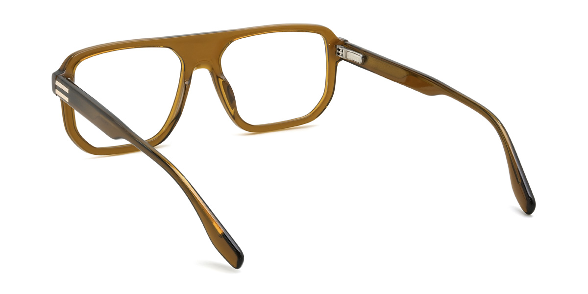 Brown Peters Glasses - Rectangle Glasses