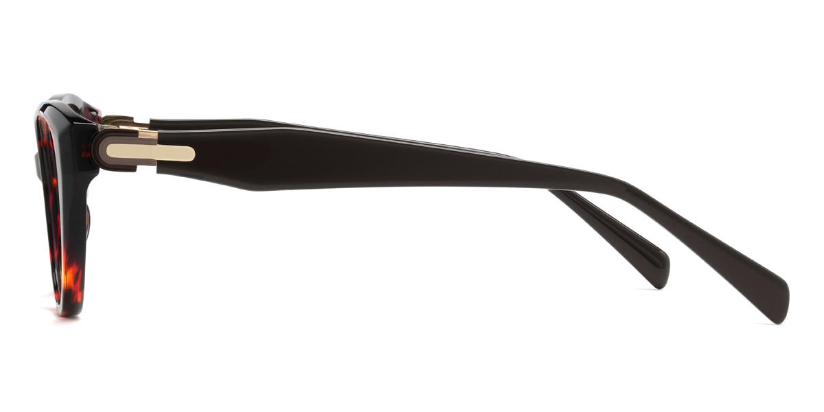 Red Tortoiseshell Edith Glasses - Cat Eye Glasses